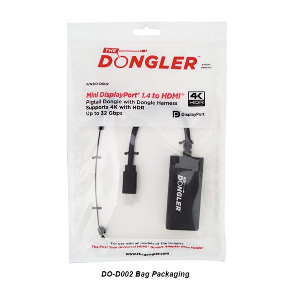 DO-D002 - ProAV 4K Mini-DisplayPort 1.4 Pigtail Dongle Adapter - Image 2