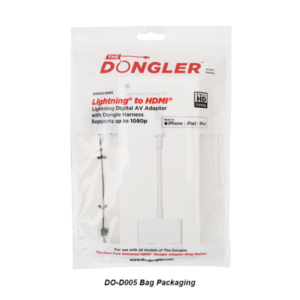 DO-D005 - MFI Certified Apple® Lightning Pigtail Dongle Adapter - Image 2