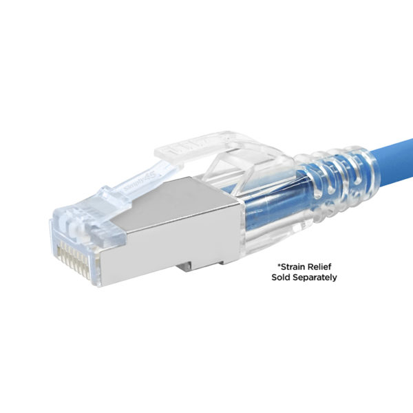 S45-1050 - Simply45® Cat5e Shielded Internal Ground Standard Series RJ45 Modular Plugs. 50 pc Clamshell - Image 4