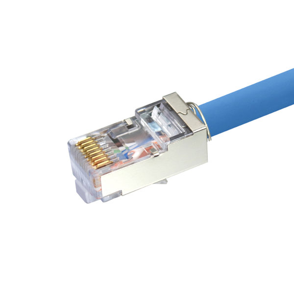 S45-1050 - Simply45® Cat5e Shielded Internal Ground Standard Series RJ45 Modular Plugs. 50 pc Clamshell - Image 5