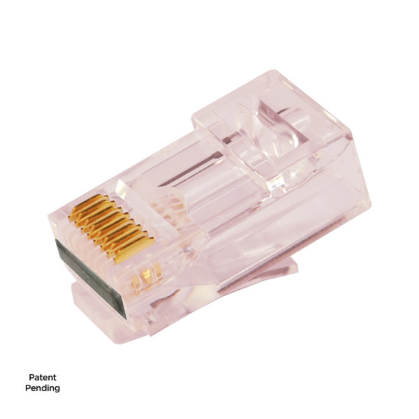 S45-1700P - Simply45® ProSeries Cat6/6a Unshielded Pass-Through RJ45 Modular Plugs with Cap45® 100 pc/Jar - Image 3