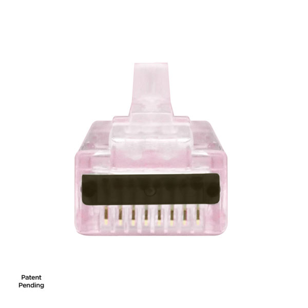 S45-1700P - Simply45® ProSeries Cat6/6a Unshielded Pass-Through RJ45 Modular Plugs with Cap45® 100 pc/Jar - Image 4