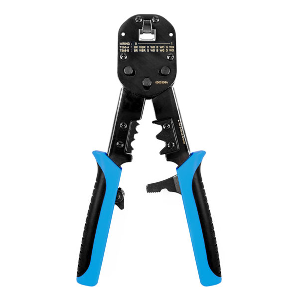 S45-C250 – Universal RJ45 Crimp Tool for Standard Shielded w/External Ground, No Secondary Strain Relief - 1ea/Blister Card - Image 2