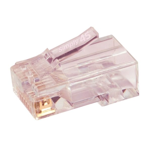 S45-1700 - Simply45® Cat6/6a Unshielded Pass-Through RJ45 Modular Plugs 100 pc/Jar - Image 5
