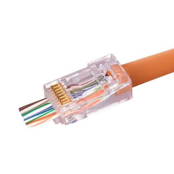 S45-1700 - Simply45® Cat6/6a Unshielded Pass-Through RJ45 Modular Plugs 100 pc/Jar - Image 3