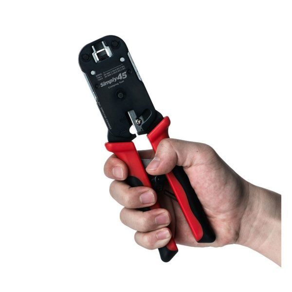 S45-C100 – Simply45® RJ45 Crimp Tool for all S45 UTP & STP Pass-Through & Standard Connectors - 1 ea./Blister Card - Image 4