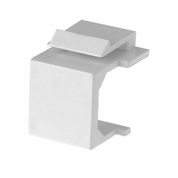 S45-3207W-25 - Blank Keystone Snap-In Inserts - White - 25 Pieces - Image 2