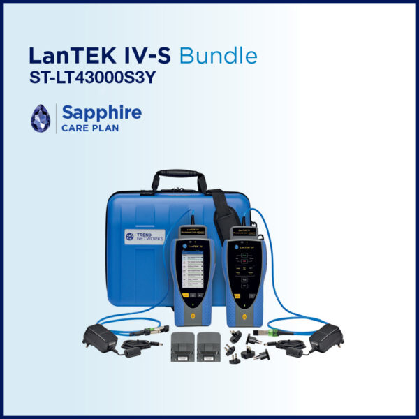 ST-LT43000S3Y - LANTEK IV-S 3000MHZ (WITH PL/CH ADAPTERS) and 3 Years of Sapphire Care Support Bundle