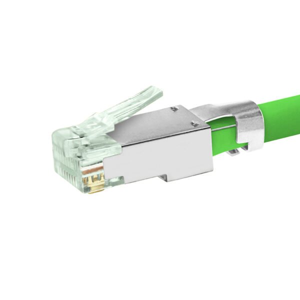 S45-1150 – Simply45® Cat6/6a  Shielded External Ground – Standard Series RJ45 with Bar45® 50 pc/Jar - Image 4