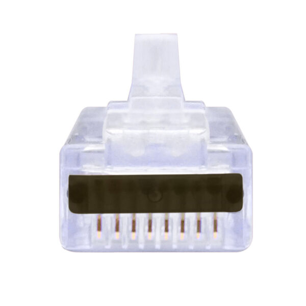 S45-1505P – Simply45® ProSeries Cat5e Unshielded Pass-Through RJ45 Modular Plugs with Cap45® 500 pc/Jar - Image 4