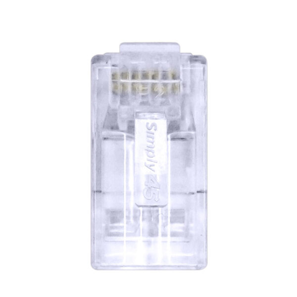 S45-1505P – Simply45® ProSeries Cat5e Unshielded Pass-Through RJ45 Modular Plugs with Cap45® 500 pc/Jar - Image 5