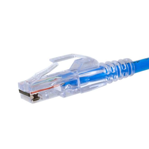 S45-1501P - Simply45® ProSeries Cat5e Unshielded Pass-Through RJ45 Modular Plugs with Cap45® 50 pc Clamshell - Image 3