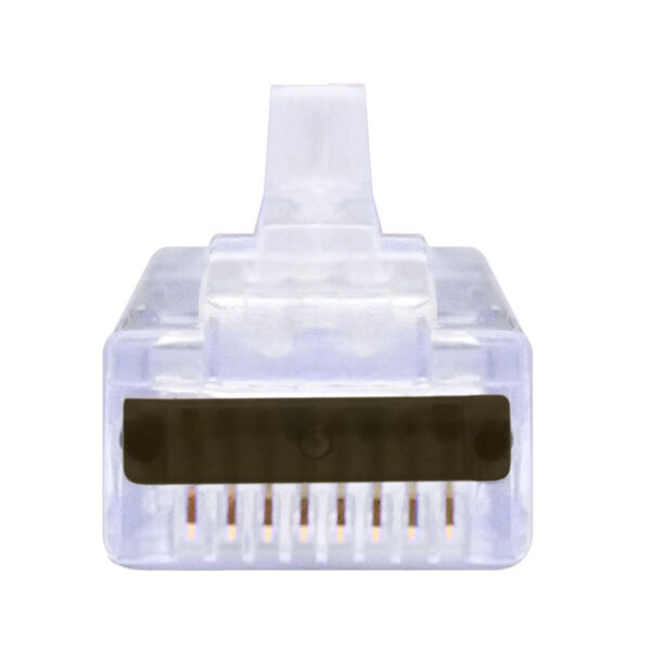 S45-1501P - Simply45® ProSeries Cat5e Unshielded Pass-Through RJ45 Modular Plugs with Cap45® 50 pc Clamshell - Image 4