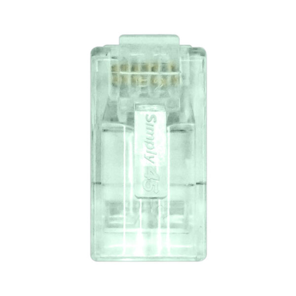 S45-1605P – Simply45® ProSeries Cat6 Unshielded Pass-Through RJ45 Modular Plugs with Cap45® 500 pc/Jar - Image 5