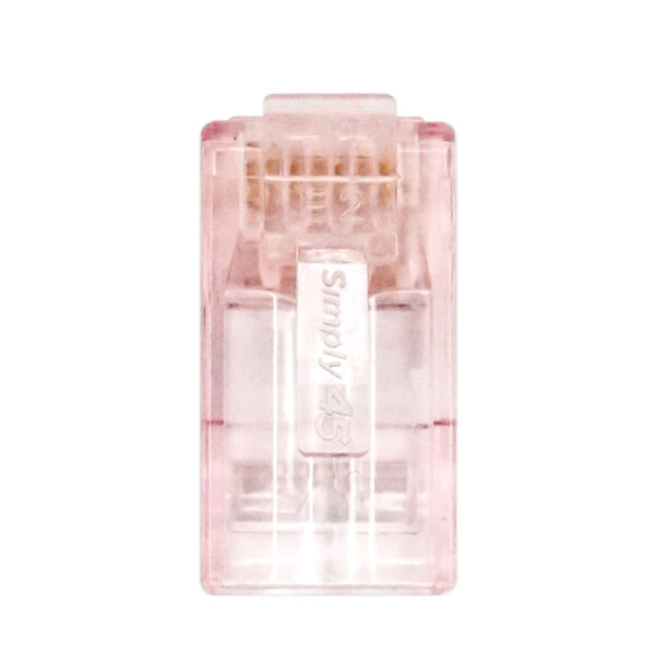 S45-1701P - Simply45® ProSeries Cat6/6a Unshielded Pass-Through RJ45 Modular Plugs with Cap45® 50 pc Clamshell - Image 3