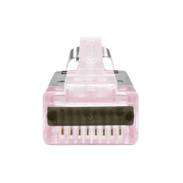 S45-1750P – Simply45® ProSeries Cat6/6a Shielded External Ground – Pass-Through RJ45 with Cap45® & Bar45® 50 pc/Jar - Image 3