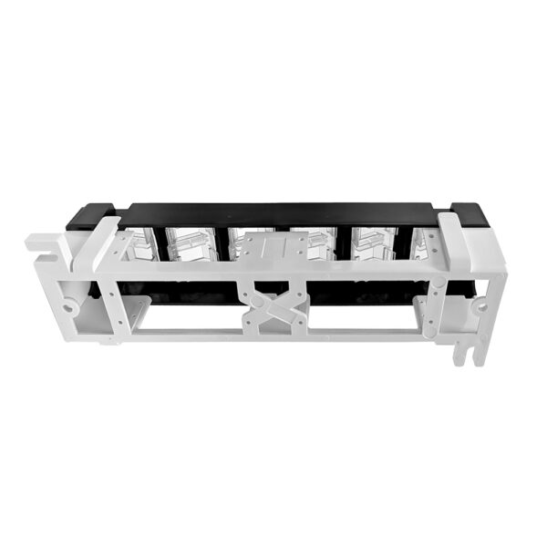 S45-2012U - 12 Port Unloaded UTP Keystone Patch Panel - Black - 1ea/box - Image 2