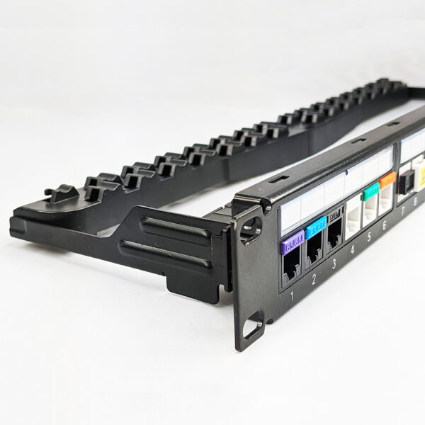 S45-2024U - Unloaded 24 Port Unshielded Keystone Patch Panel - Image 3