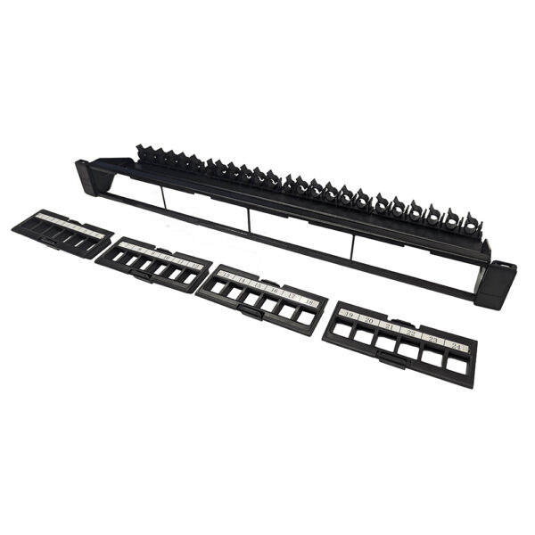 S45-2024UP - 24 port patch panel, Unloaded - Image 3