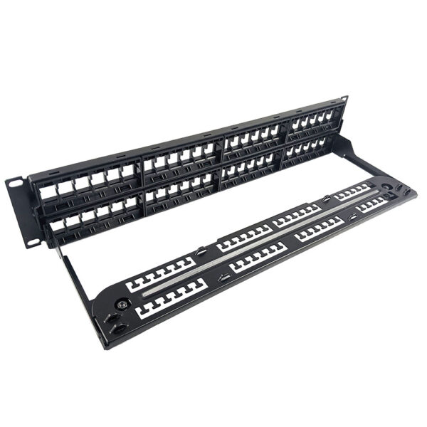 S45-2048U - Unloaded 48 Port Unshielded Keystone Patch Panel - Image 2