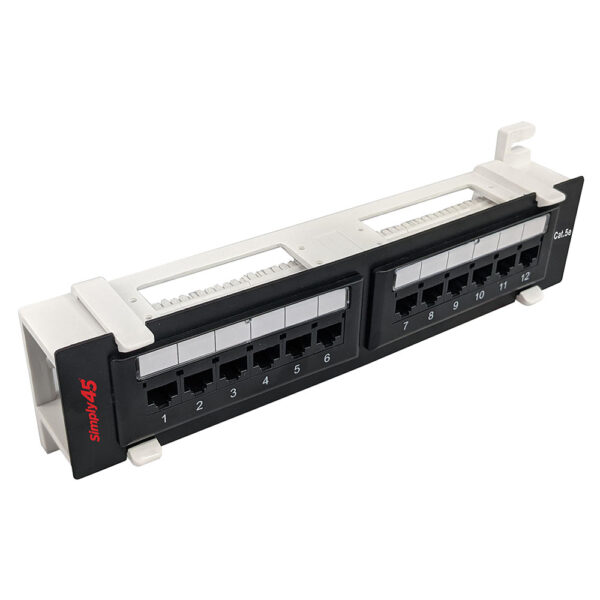 S45-2512 - 12-Port Wall Mount Cat5e UTP Patch Panel