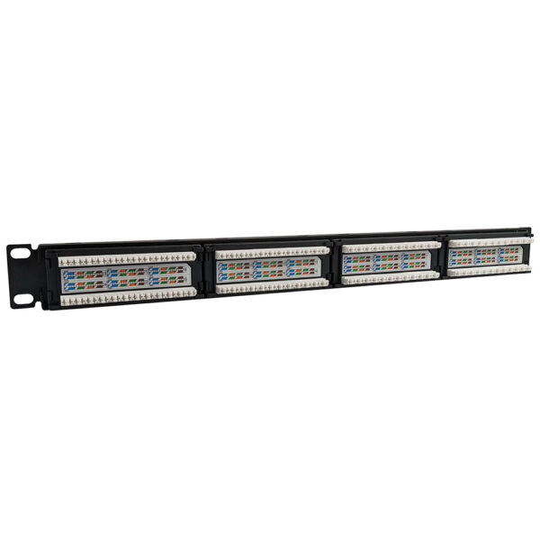 S45-2524 - 24 Port Loaded - Cat5e UTP Patch Panel - Image 2