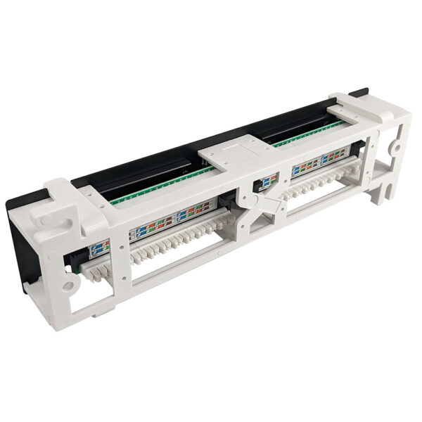 S45-2612 - 12-Port Wall Mount Cat6 UTP Patch Panel - Image 3