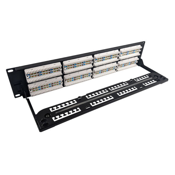 S45-2648 - 48 Port Loaded - Cat6 UTP Patch Panel - Image 2