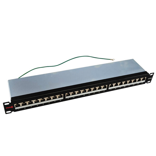 S45-2724S - 24 Port Loaded Shielded Patch Panel