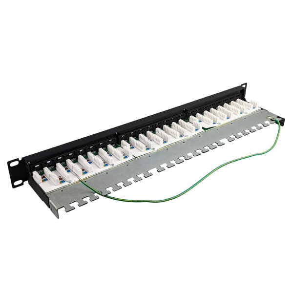 S45-2724S - 24 Port Loaded Shielded Patch Panel - Image 2