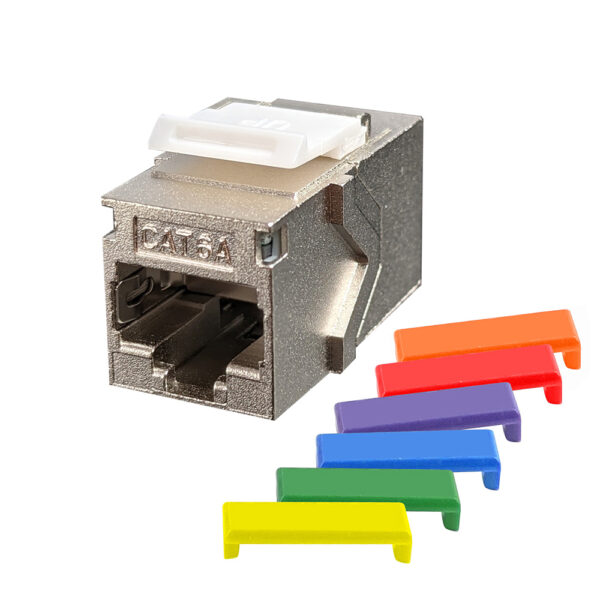 S45-3275-25 - 10G Shielded Keystone Feed-Thru Coupler - 1EA/Bag, 25/Pack - Image 2