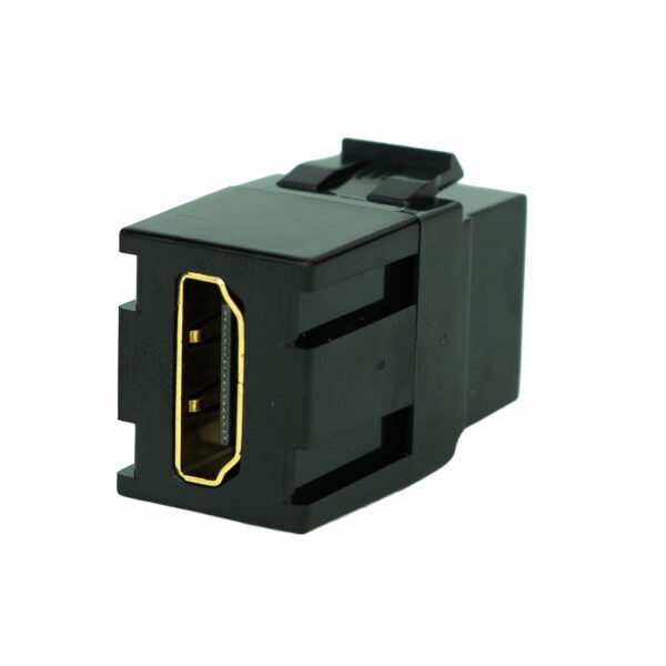 S45-3301B - HDMI Keystone Coupler, Black - Image 2