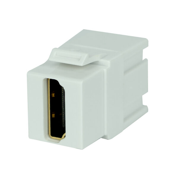 S45-3301W - HDMI Keystone Coupler, White