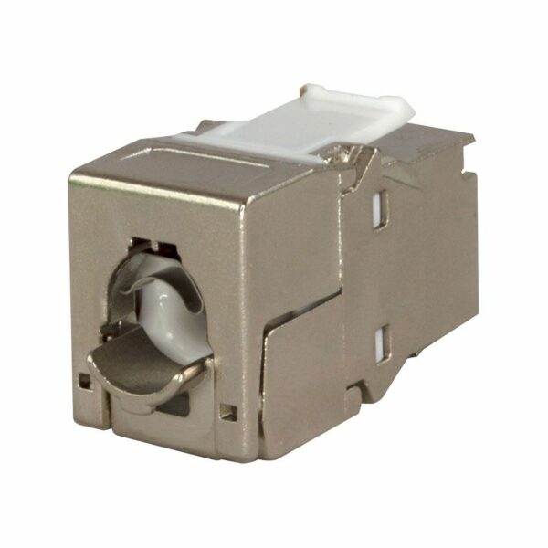 S45-3750-25 - 10G Rated 180 Degree Shielded Keystone Jack - Toolless - 1EA/Bag, 25/Pack - Image 3