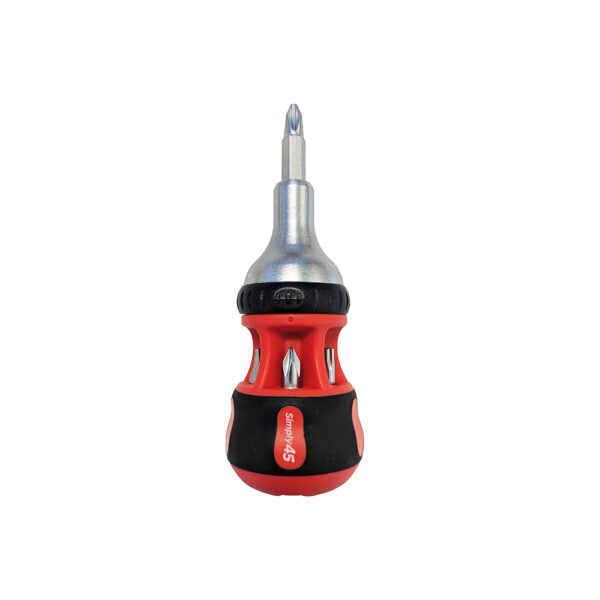 S45-502 - 7-in-1 multi bit ratcheting screwdriver, 4.5"