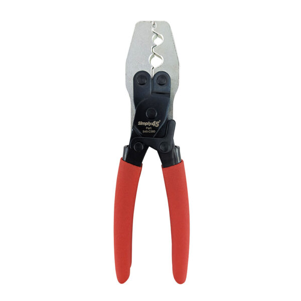 S45-C360 – Simply45® Dual Cavity External Ground Crimp Tool – For Small and Large Cables - 1ea/Blister Card
