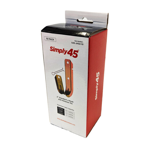S45-JH32-100 - Standard J Hooks, Size 2", 100 pc - Image 3