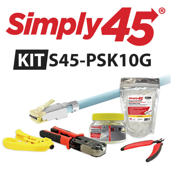 S45-PSK10G – Simply45® ProSeries 10G Shielded Starter Kit - 1ea./Boxed