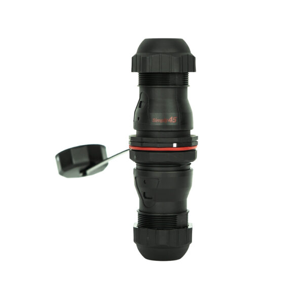 S45-WP3203 - Waterproof In-Line/Splice Coupler with Cap - Image 3