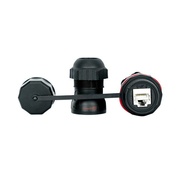S45-WP3203 - Waterproof In-Line/Splice Coupler with Cap - Image 4