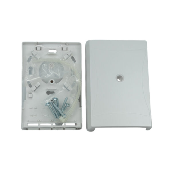 SF-3104W - 4 Port Surface Mount Box, White - Image 2
