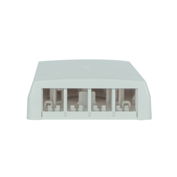 SF-3104W - 4 Port Surface Mount Box, White - Image 4