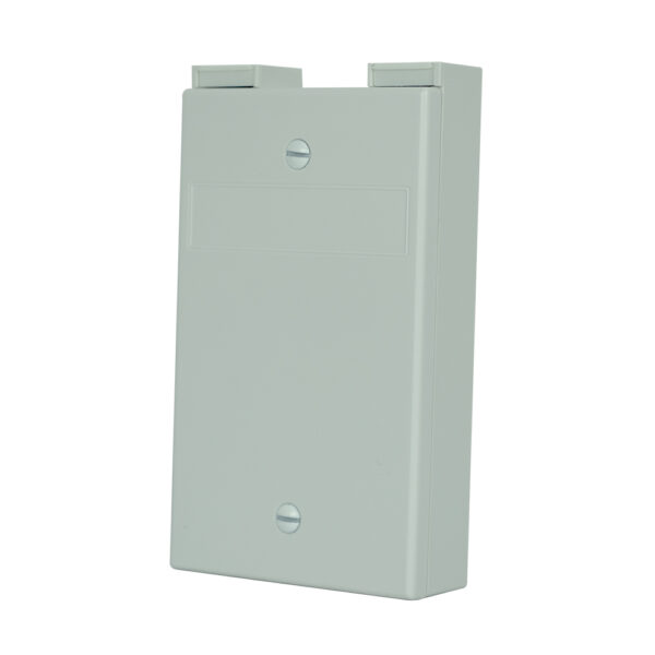SF-3302SCW - 2 Port Fiber box, SC MM Aqua, white