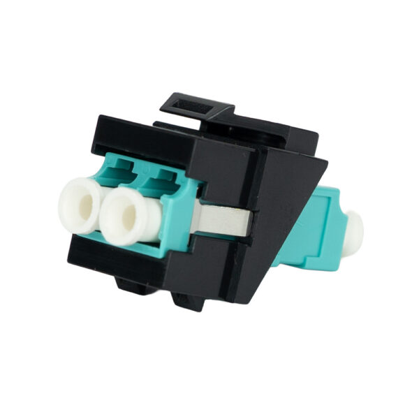 SF-42LCMB - LC/PC to LC/PC Aqua MM Keystone, Black