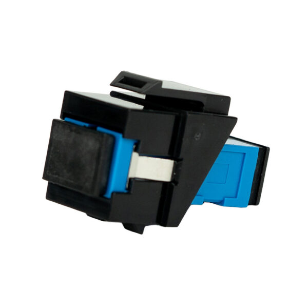 SF-42SCSB-10 - SC/UPC to SC/UPC Blue SM Keystone, Black, 10 Pack - Image 2