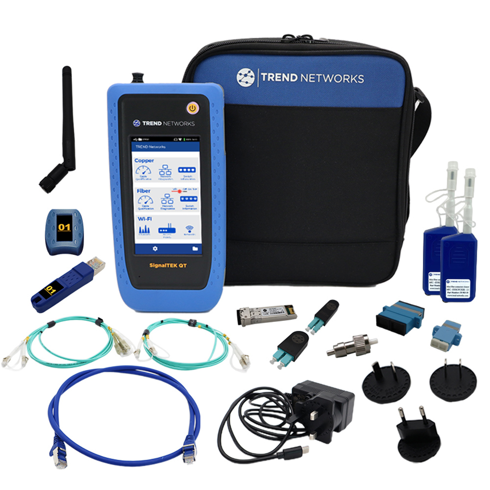 SignalTEK QT Pro Copper Fiber and Wi-Fi Qualifier