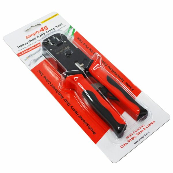 S45-C100 – Simply45® RJ45 Crimp Tool for all S45 UTP & STP Pass-Through & Standard Connectors - 1 ea./Blister Card - Image 5